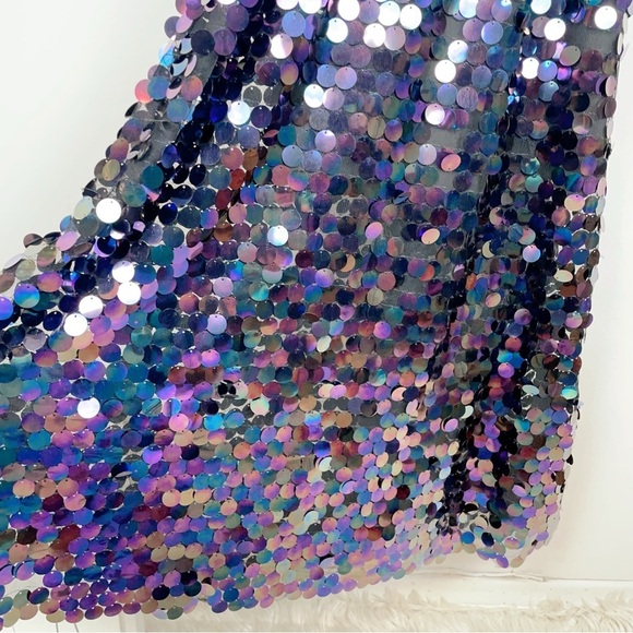 NWT Elliatt Deborah iridescent paillette embellishments Maxi Dress Size Small - Picture 10 of 14